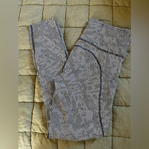 SeaWheeze Lululemon Fast & Free Tight II 25" EUC 6